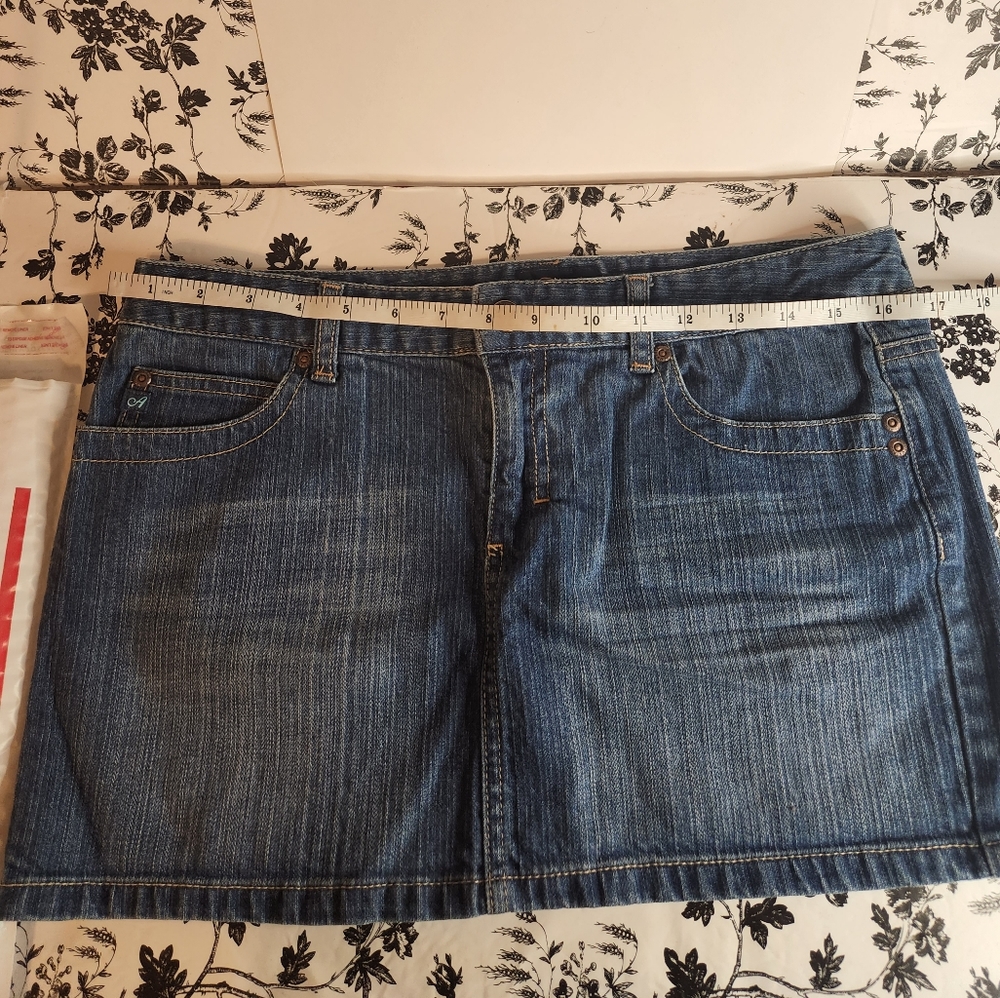 Aeropostale denim mini skirt Size (5/6)A73 - Picture 5 of 6